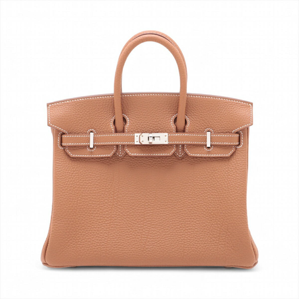 【中古】エルメス バーキン25 ルトゥルネ トゴ ゴールド シルバー金具 K:2025年