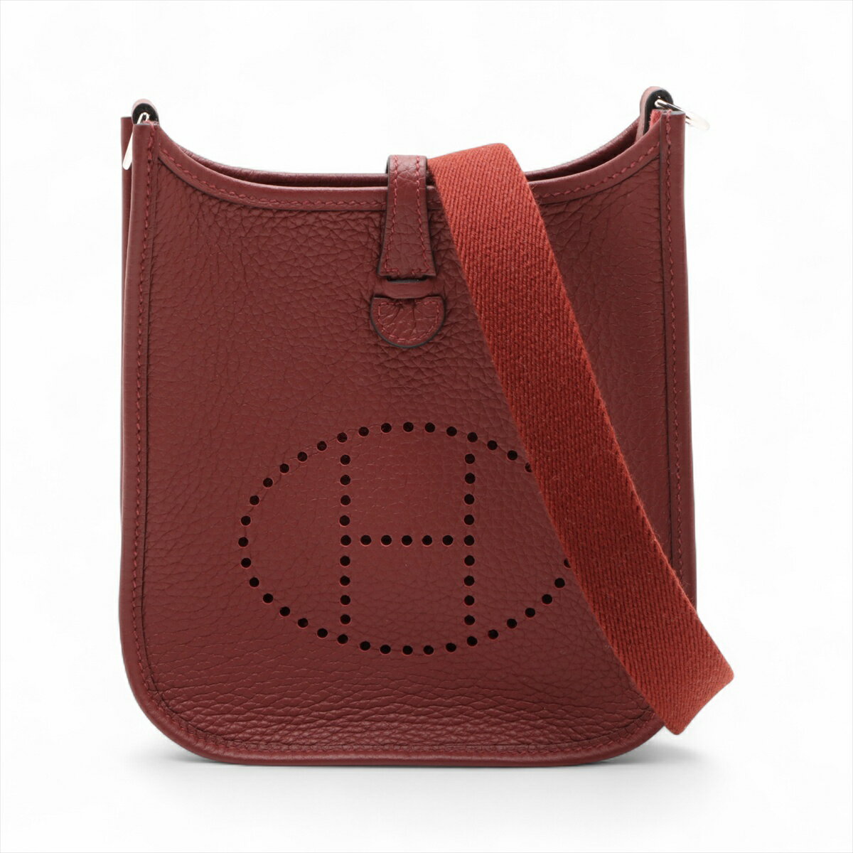 【中古】エルメス エヴリン16 TPM アマゾン トリヨンクレマンス ルージュアッシュ シルバー金具 W:2024年