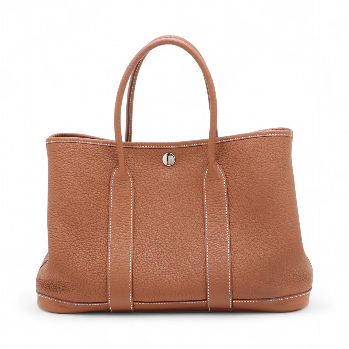 【中古】エルメス ガーデンパーティ30 TPM ネゴンダ ゴールド シルバー金具 U:2022年