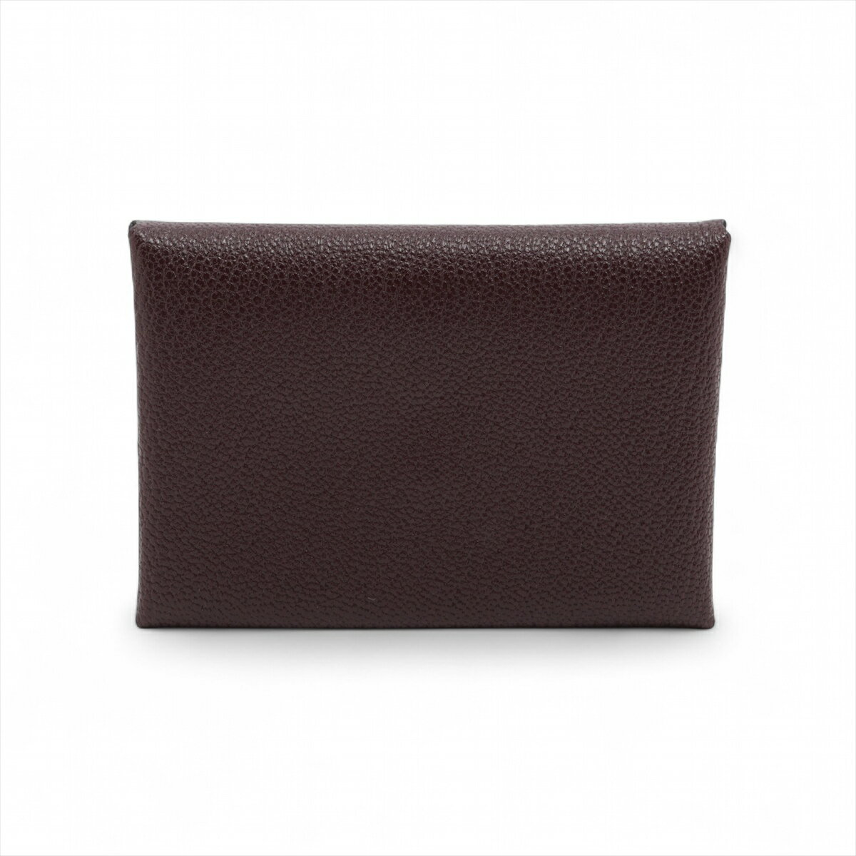 【中古】エルメス カルヴィ デュオ シェブルミゾル コインケース ブラウン U:2022年