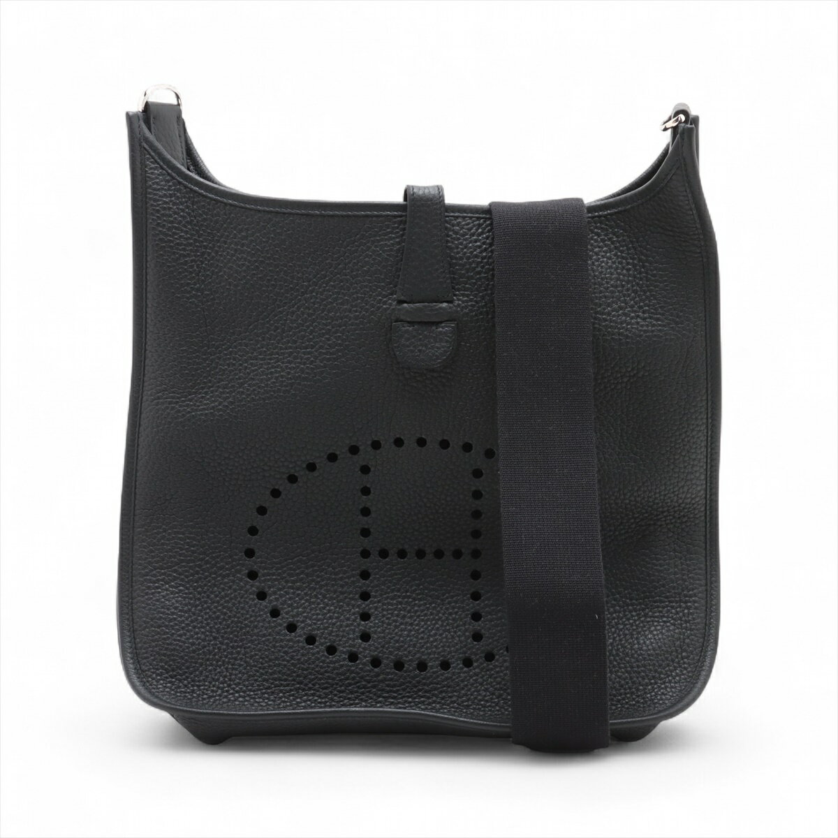 【中古】エルメス エヴリン1 33 GM トリヨンクレマンス ブラック シルバー金具 □K:2007年