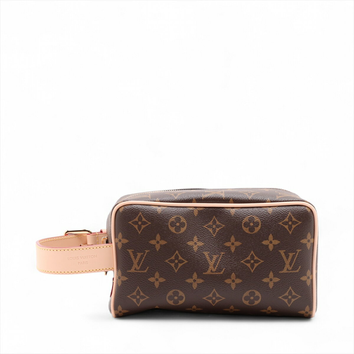 【中古】ヴィトン モノグラム ロッカー ドップキット M83112 ブラウン RFID反応あり