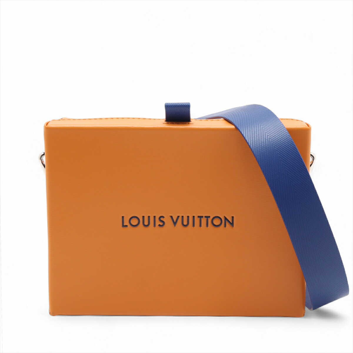 【中古】ヴィトン LV パッケージング ショッパー クラッチ M13984 オレンジ RFID反応あり