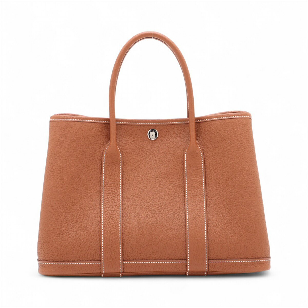 【中古】エルメス ガーデンパーティ30 TPM ネゴンダ ゴールド シルバー金具 K:2025年