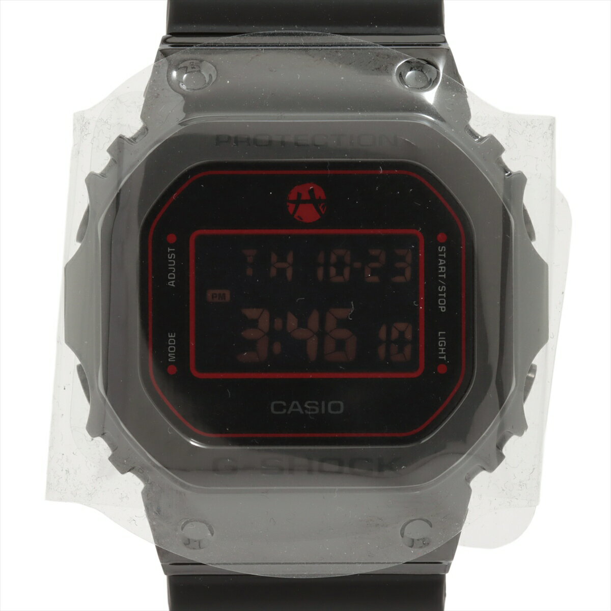 【中古】カシオ Gショック 八村塁選手シグネチャーモデル GM-5600RH-1JR SS SS×ラバー QZ デジタル文字盤