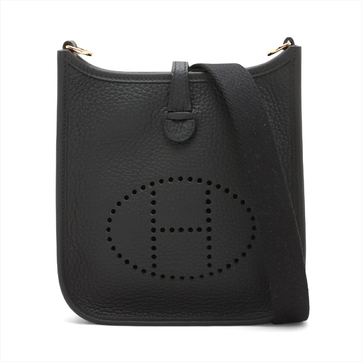 【中古】エルメス エヴリン16 TPM アマゾン トリヨンクレマンス ブラック ゴールド金具 K:2025年