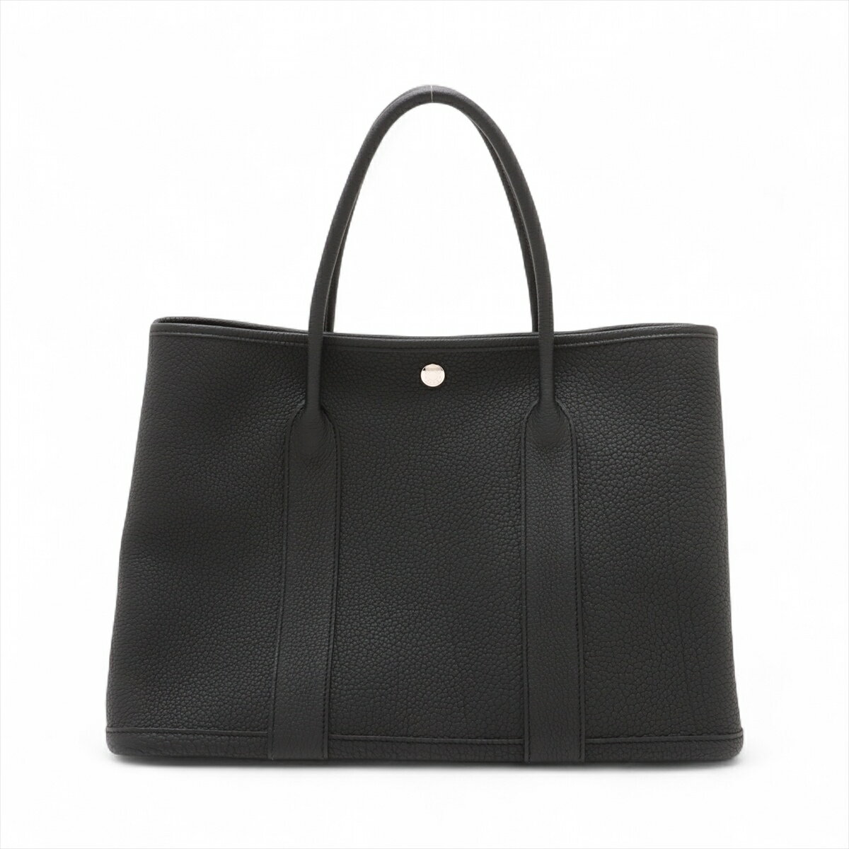 【中古】エルメス ガーデンパーティ36 PM ネゴンダ ブラック シルバー金具 C:2018年