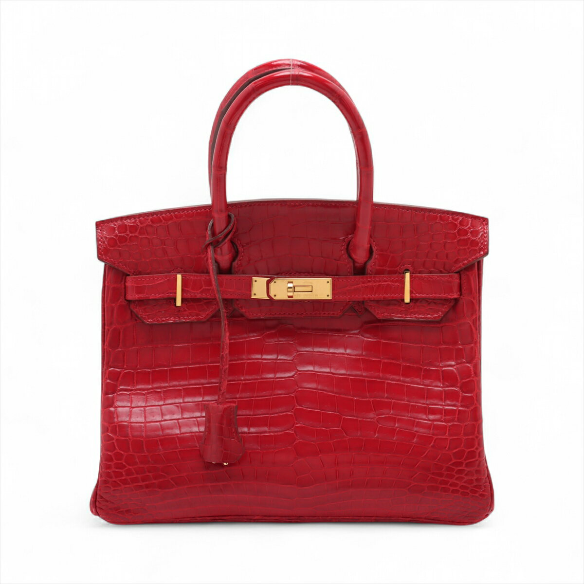 【中古】エルメス バーキン30 ルトゥルネ ポロサス ブレイズ ゴールド金具 □E:2001年