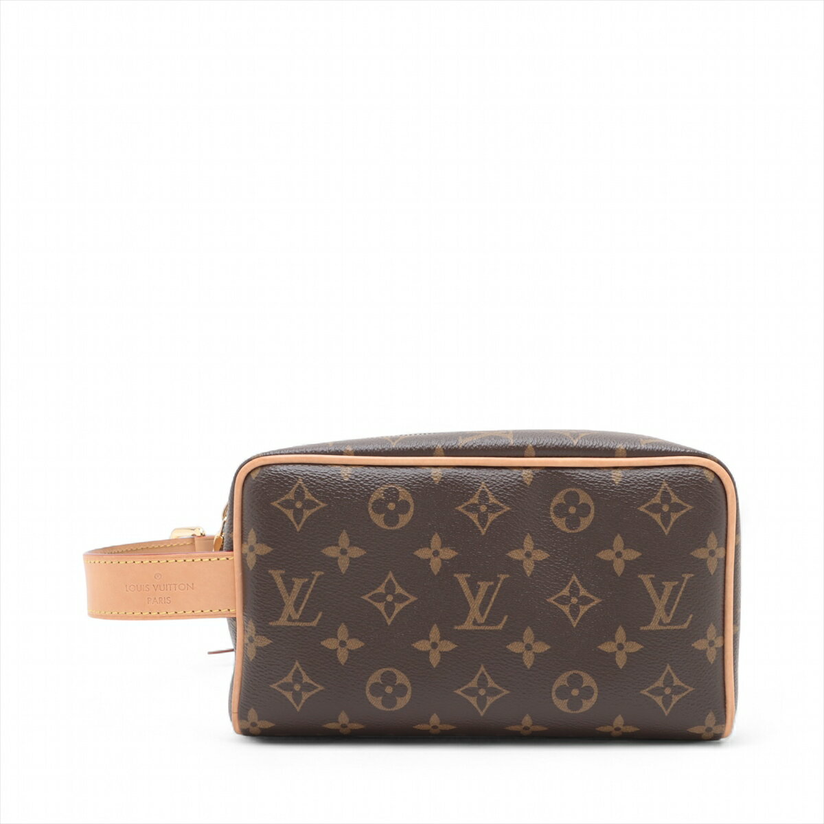 【中古】ヴィトン モノグラム ロッカー ドップキット M83112 ブラウン RFID反応あり