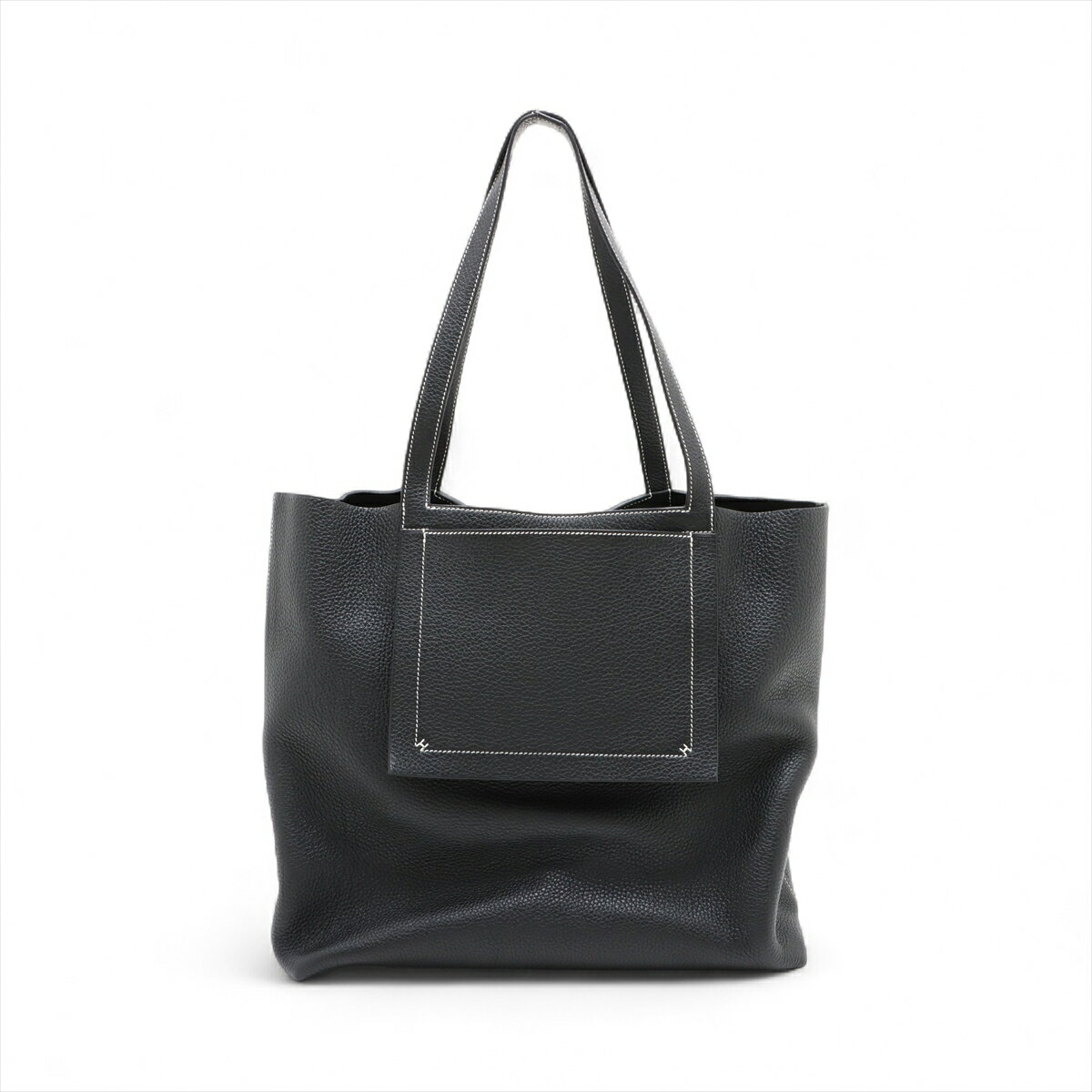 【中古】エルメス カバセリエ46 トリヨンクレマンス ブラック Z:2021年