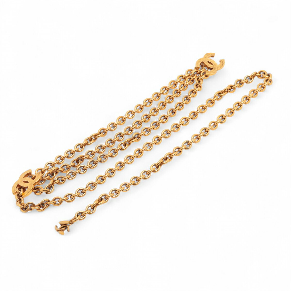 【中古】シャネル ココマーク チェーンベルト GP ゴールド