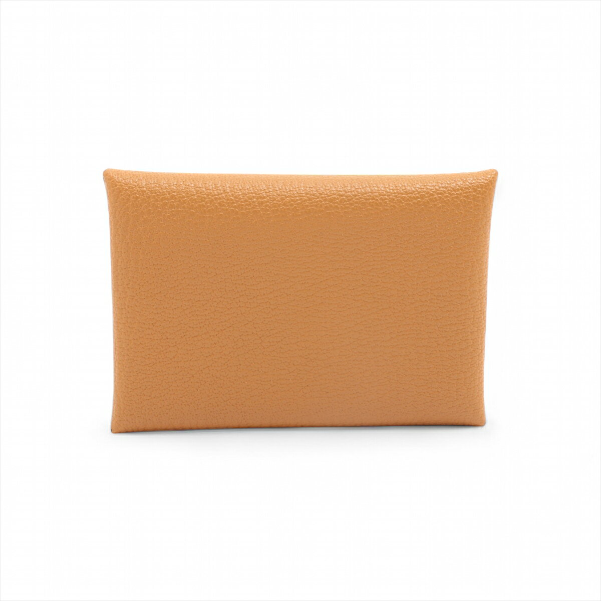 【中古】エルメス カルヴィ デュオ シェブルミゾル コインケース ビスキュイ シルバー金具 W:2024年