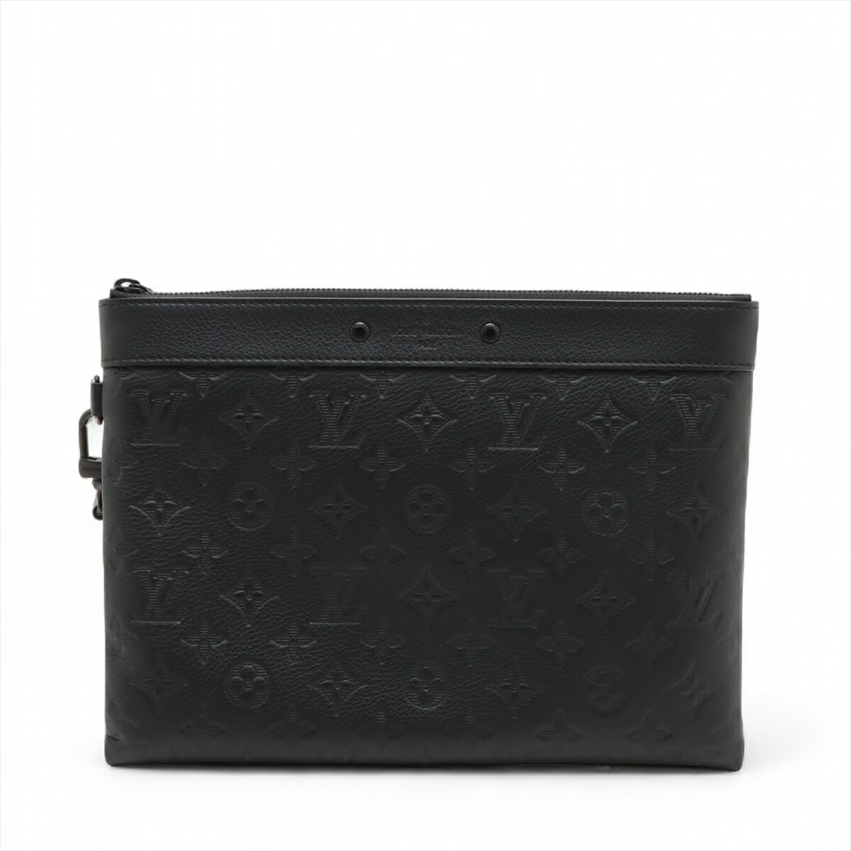 【中古】ヴィトン モノグラムシャドウ ポシェット トゥ ゴー M81570 ブラック RFID反応あり