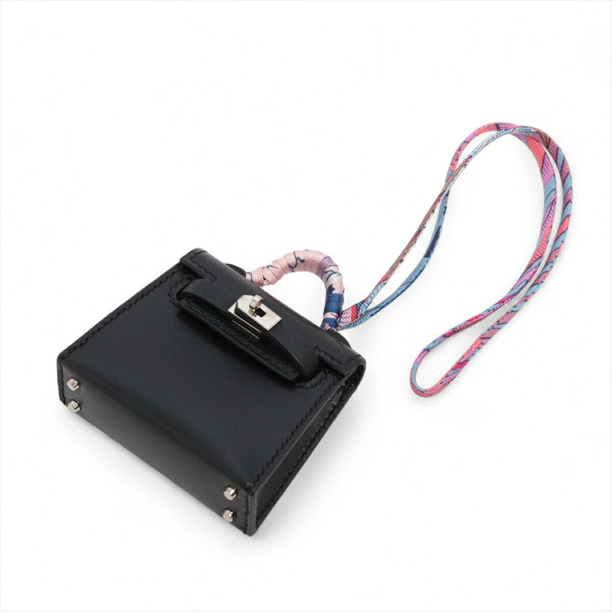 【中古】エルメス ケリーツイリーチャーム U刻印：2022 チャーム ヴォータデラクト ブラック