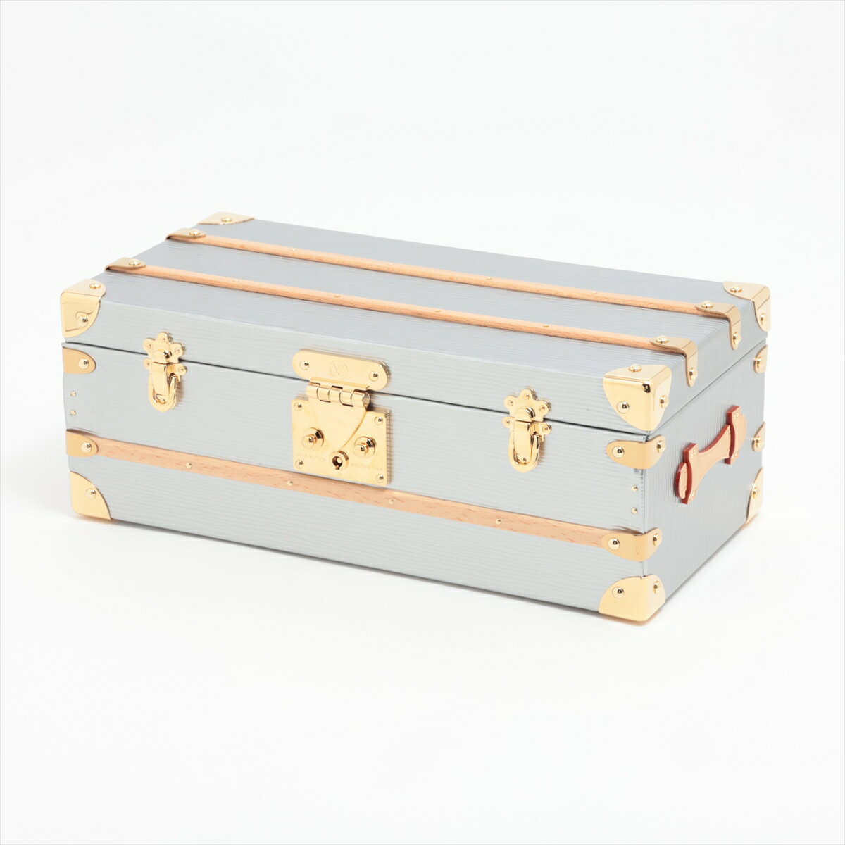 【中古】ヴィトン エピ マル フルール R95797 シルバー フラワーボックス RFID反応 鍵2個あり