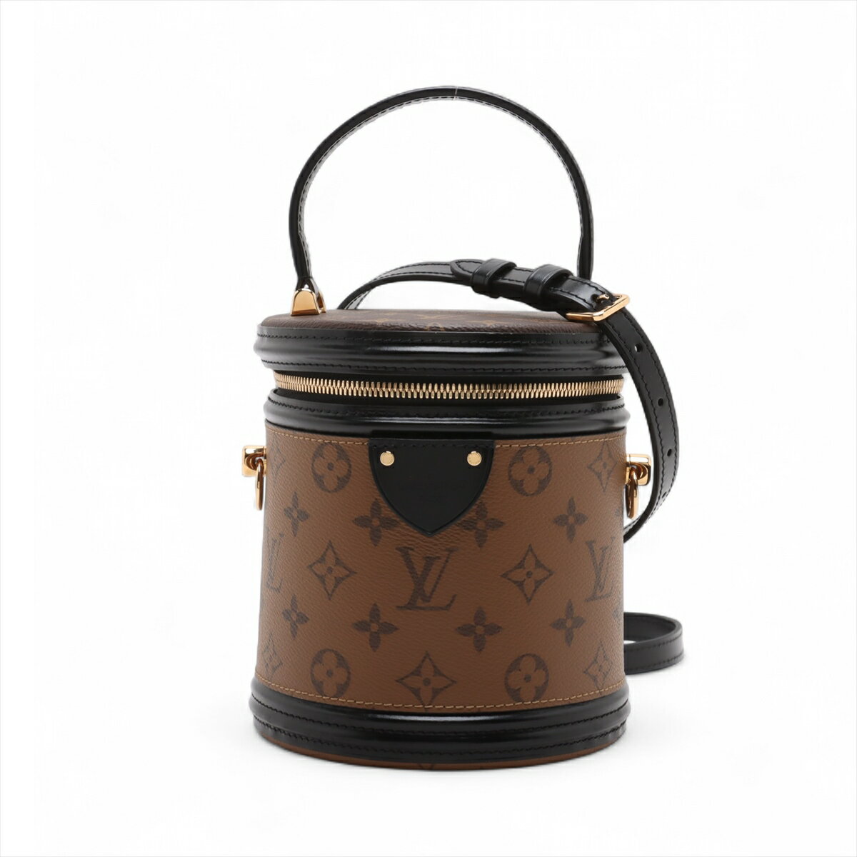 【中古】ヴィトン モノグラムリバース カンヌ M43986 ブラウン RFID反応あり