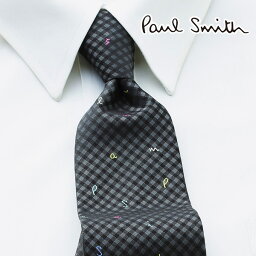 [レビュー特典][土日祝も発送] <strong>ポールスミス</strong> PAUL SMITH <strong>ネクタイ</strong> PSJ-741 グレー チェック シルク[ブランド<strong>ネクタイ</strong> メンズ おしゃれ 新作 結婚式 新社会人 新生活 卒業 入社 昇進 お祝い バースデー 贈り物 ギフト 父の日 プレゼント][ラッピング無料]