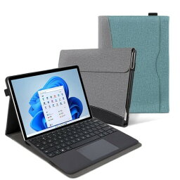 Surface Pro 7+/ Pro 7 /Pro 6 /Pro 5ケース 手帳型 ペンホルダー付き横開き保護カバー スタンド機能付き 多角度調整可能 軽量 薄型 <strong>キーボード</strong>と互換性ありスマート耐衝撃 カバー (Surface Pro 7 Plus