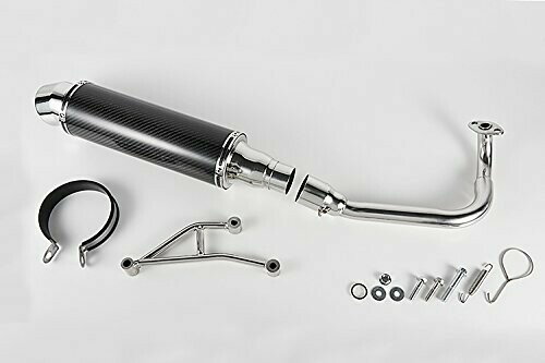 バイクパーツセンター(Bike Parts Center) ズーマー カスタムカーボンマフラー サイレンサー エキゾースト ホンダ ズーマー AF58 Fi除く 203701