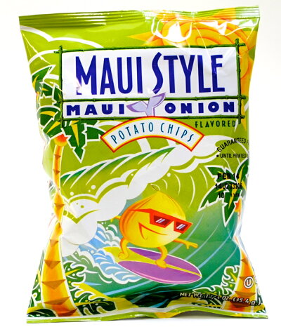 芸能人にも大人気のハワイのポテトチップス!容量が倍以上になりました!マウイスタイルポテトチップス1袋77.9g賞味期限:2016.02.23【CS】