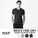 MXP VlbN tVc GGbNXs[ MX16102 FINE DRY SHORT SLEEVE V-NECK TVc A_[EFA S[hEB Mtg