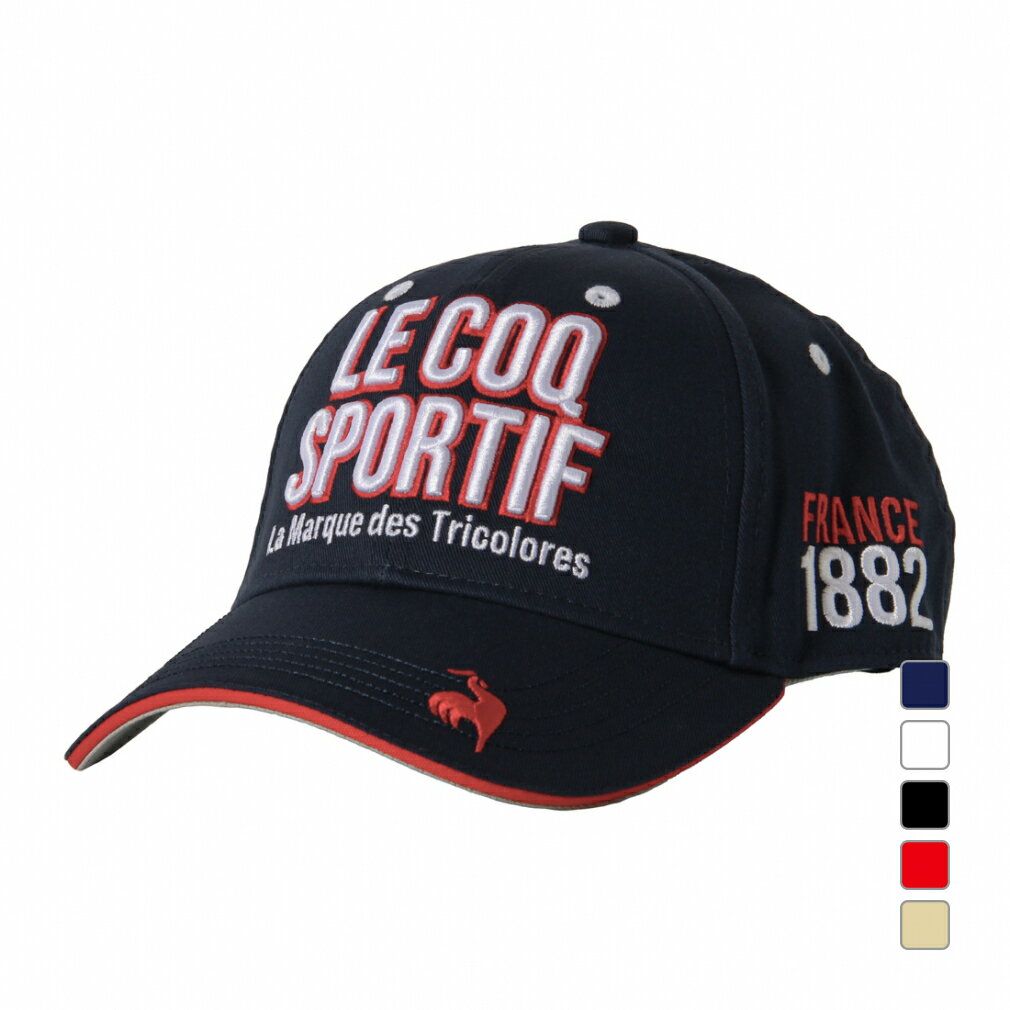 最大10％OFFクーポン 【11/30〜12/1】 ルコックスポルティフ ゴルフ ゴルフウェア キャップ 春 夏 定番ロゴキャップ (LG5SCP00M) メンズ le coq sportif GOLF