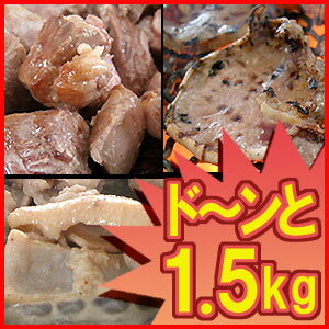 【送料無料】焼き肉食べ放題！激安！新鮮！ホルモン1.5kgセット！（サガリ、タン、シロ）