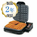 シェフズチョイス ワッフルメーカー 4枚焼Chef's Choice M850 Taste-Texture Select WafflePro Belgian Waffle Maker 家電