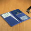 革製 パスポートケース ブルーLeather Ticket and Passport Holders Ocean Blue