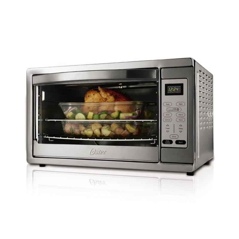 I[u RxNV g[X^[ IX^[ ^ 傫 Oster Extra Large Capacity Countertop 6-Slice Digital Convection Toaster Oven, Stainless Steel, TSSTTVDGXL-SHP Ɠd