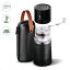 蓮 R[q[~[J[ ҂t R[q[[J[ ubN P[Xt Soulhand Portable Coffee Grinder SetCManual Coffee Grinder with Adjustable Ceramic Burr and Foldable Hand CrankC All -in-One Coffee Maker (with Storage bag -Blackj