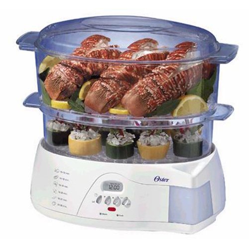 【送料無料】 オスター スチームクッカー 電気蒸し器 蒸し料理 Oster 5712 Electronic 2-Tier 6-Quart Food Steamer