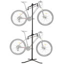 自転車 ラック バイク スタンド 2台/4台 CyclingDeal 2-4 Bike Bicycle Vertical Hanger Parking Rack Gravity Floor Storage Stand for Garages or Apartments