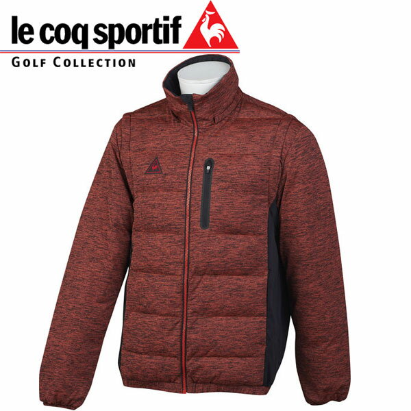 le coq sportif GOLF メンズ ゴルフ ジャケット 2WAY 中綿 長袖ブルゾン / ベスト QGMMJK07 RDレッド ルコックスポルティフ ゴルフ 18fwpz