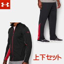 アンダーアーマー メンズ ジャージ / スウェット ジャケット & パンツ 上下 セット 1239476 & 1239475 リフレックス / UnderArmour