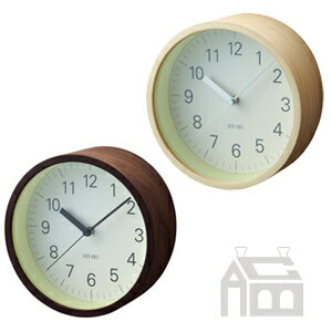 【クロックフック付き！】idea 電波夜光時計 RC Lumino clock　[掛け時計 / LCR105]