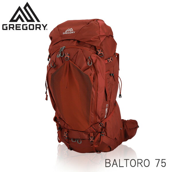 GREGORY <strong>グレゴリー</strong> バックパック BALTORO <strong>バルトロ</strong> 75 75L M ブリックレッド 1425111129 リュックサック『送料無料（一部地域除く）』