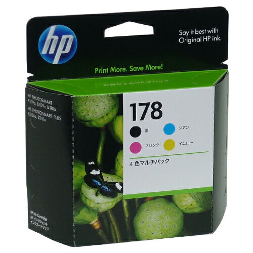 HP HP178 (CR281AA) 4色パック 純正 インク 178【05P26Mar1…...:alude:10033969