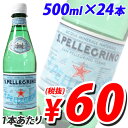 サンペレグリノ 500mlPET 24本 (炭酸水) ※お1人様1箱限り