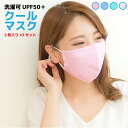 \新生活応援&WDAYP10倍/マスク 2枚入り 2点セット クール COOL 冷感 紫外線 UPF50+ ブルー ピンク ホワイト 洗える 洗濯可 吸汗 速乾 S M L 水着素材 ノーズワイヤー アジャスター付き 耳ひも調整可 接触冷感