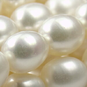 淡水真珠ライス型5-5.5mm白（連売）