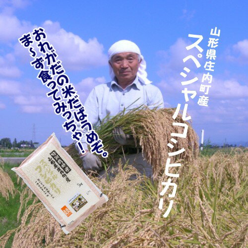 平成23年産　山形県庄内町産減農薬栽培スペシャルコシヒカリ　2kg