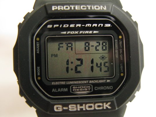 G−shock×スパイダーマン　DW5600系