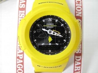 カシオ　G　SHOCK　ガラパゴス　黄色　美品中古（新品同様）