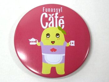 ふなっしー　カフェ　缶バッチ　シークレット