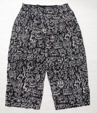UT　ユニクロ　キースヘリング　黒　総柄　ステテコ　XL
