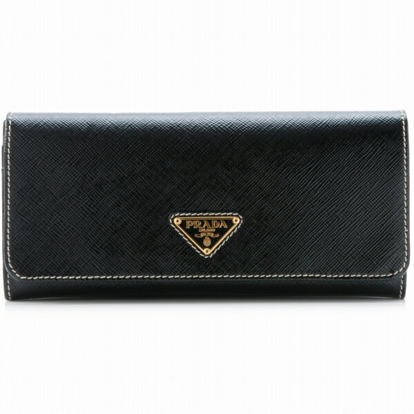 【送料無料】PRADA/プラダ 2012年秋冬新作2つ折り長財布 1M1132 SAF.VERNICE NERO