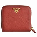 プラダ PRADA 財布 1ML522 2017年秋冬新作 サフィアーノメタル 二つ折り財布 レッド 1ML522 QWA 68Z