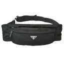 【送料無料】プラダ PRADA 2017年春夏新作 ナイロン メンズ ボディバッグ ブラック系 2VL132 973 002