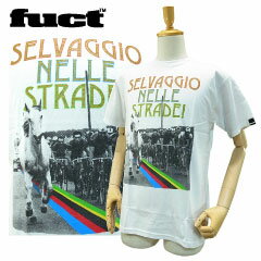 [Ԥ롪] Fuct [ե] WILD IN THE STREETS Tee White 磻   ȥ꡼ T ۥ磻 饹ȡM